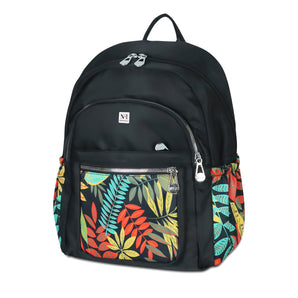 NFI essentials 14 Inch Enthic Printed Backpack for Girls & Boys for School & College Polyester Lightweight Stylish Design Travel Bag Office bags Multipurpose Backpacks