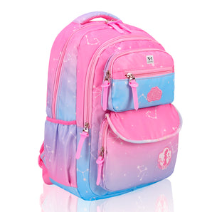 NFI essentials 17 Inch Trendy Korean Design Printed School Backpack For Student Girls & Womens Bag For Travelling, College, Tuition, Classes, Hicking, Picnic Bag