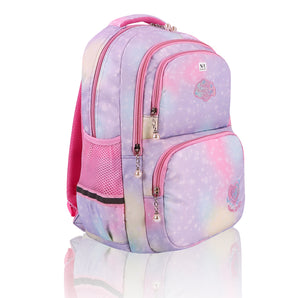 NFI essentials 17 Inch Trendy Korean Design Printed School Backpack For Student Girls & Womens Bag For Travelling, College, Tuition, Classes, Hicking, Picnic Bag