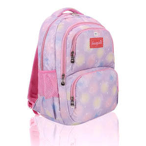 NFI essentials 17 Inch Trendy Korean Design Printed School Backpack For Student Girls & Womens Bag For Travelling, College, Tuition, Classes, Hicking, Picnic Bag