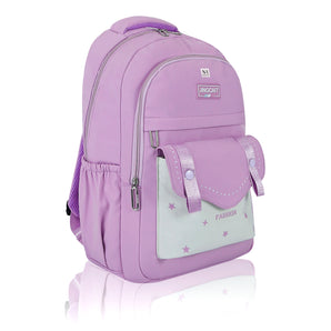 NFI essentials 17 Inch Trendy Korean Design Printed School Backpack For Student Girls & Womens Bag For Travelling, College, Tuition, Classes, Hicking, Picnic Bag