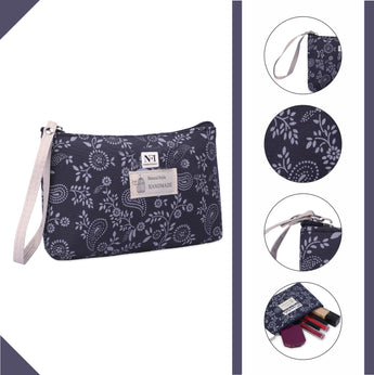 NFI essentials Print Makeup Pouches for Women Stylish Pouch for Makeup accessories Travel pouch Cosmetic Pouches Toiletry Bag for Women - AYAHA ENTERPRISES PRIVATE LIMITED
