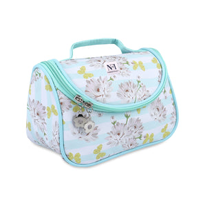NFI essentials Floral Print Cosmetics Pouch Makeup Pouch Vanity Case Jewellery Pouch