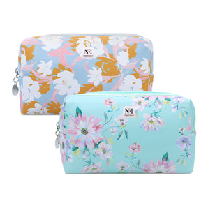NFI essentials Floral Print Pouch - 2 Piece Set