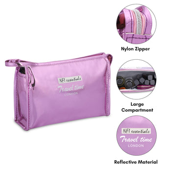 NFI essentials Pack of 2 Makeup Pouch for Women, Stylish Pouches for Makeup Accessories, Cosmetic Pouch - AYAHA ENTERPRISES PRIVATE LIMITED
