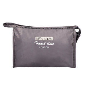 NFI essentials PU Reflective Makeup Pouch for Women, Stylish Pouches for Makeup Accessories - AYAHA ENTERPRISES PRIVATE LIMITED