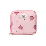 NFI essentials Pack of 2 Nylon Print Women Portable Sanitary Napkin Pouch With Zipper Feminine Pad - AYAHA ENTERPRISES PRIVATE LIMITED