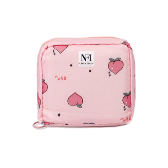 NFI essentials Pack of 2 Nylon Print Women Portable Sanitary Napkin Pouch With Zipper Feminine Pad - AYAHA ENTERPRISES PRIVATE LIMITED