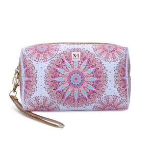 NFI essentials Floral & Diamond Print Cosmetics Pouch Makeup Pouch