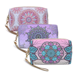 NFI essentials Floral Print Cosmetics Pouch Makeup Pouch Vanity Case Jewellery Pouch Travel Pouch