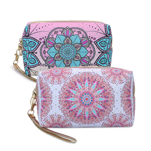 NFI essentials Floral Print Cosmetics Pouch Makeup Pouch Vanity Case Jewellery Pouch Travel Pouch