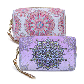 NFI essentials Floral Print Cosmetics Pouch Makeup Pouch Vanity Case Jewellery Pouch Travel Pouch