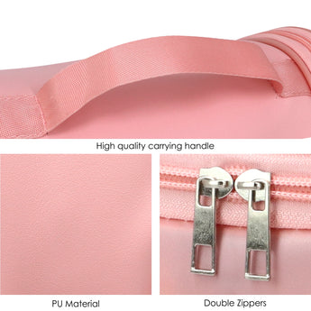 NFI essentials Transparent Cosmetic Bag With Hook, Wash Bag Travel Makeup Bag - AYAHA ENTERPRISES PRIVATE LIMITED