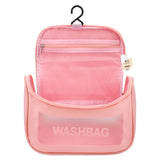 NFI essentials Transparent Cosmetic Bag With Hook, Wash Bag Travel Makeup Bag - AYAHA ENTERPRISES PRIVATE LIMITED