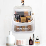 NFI essentials Transparent Cosmetic Bag With Hook, Wash Bag Travel Makeup Bag - AYAHA ENTERPRISES PRIVATE LIMITED