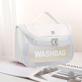 NFI essentials Transparent Cosmetic Bag With Hook, Wash Bag Travel Makeup Bag - AYAHA ENTERPRISES PRIVATE LIMITED