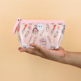 NFI essentials PU Floral Print Makeup Pouch for Women, Stylish Pouches for Makeup Accessories & Travel Organiser, Cosmetic Pouch - AYAHA ENTERPRISES PRIVATE LIMITED
