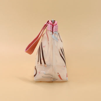 NFI essentials PU Floral Print Makeup Pouch for Women, Stylish Pouches for Makeup Accessories & Travel Organiser, Cosmetic Pouch - AYAHA ENTERPRISES PRIVATE LIMITED