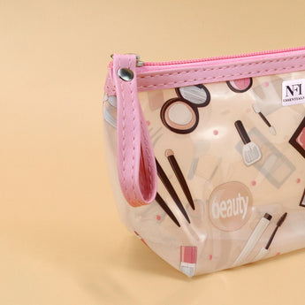 NFI essentials PU Floral Print Makeup Pouch for Women, Stylish Pouches for Makeup Accessories & Travel Organiser, Cosmetic Pouch - AYAHA ENTERPRISES PRIVATE LIMITED