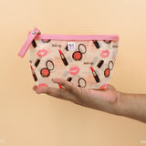 NFI essentials PU Floral Print Makeup Pouch for Women, Stylish Pouches for Makeup Accessories & Travel Organiser, Cosmetic Pouch - AYAHA ENTERPRISES PRIVATE LIMITED