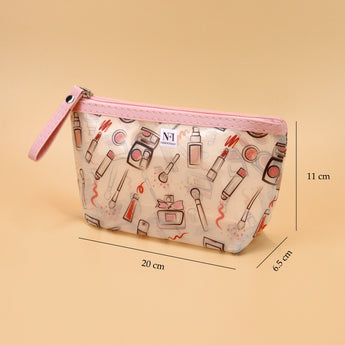 NFI essentials PU Floral Print Makeup Pouch for Women, Stylish Pouches for Makeup Accessories & Travel Organiser, Cosmetic Pouch - AYAHA ENTERPRISES PRIVATE LIMITED