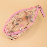 NFI essentials PU Floral Print Makeup Pouch for Women, Stylish Pouches for Makeup Accessories & Travel Organiser, Cosmetic Pouch - AYAHA ENTERPRISES PRIVATE LIMITED