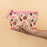 NFI essentials PU Floral Print Makeup Pouch for Women, Stylish Pouches for Makeup Accessories & Travel Organiser, Cosmetic Pouch - AYAHA ENTERPRISES PRIVATE LIMITED