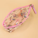 NFI essentials PU Floral Print Makeup Pouch for Women, Stylish Pouches for Makeup Accessories & Travel Organiser, Cosmetic Pouch - AYAHA ENTERPRISES PRIVATE LIMITED