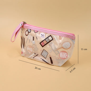 NFI essentials PU Floral Print Makeup Pouch for Women, Stylish Pouches for Makeup Accessories & Travel Organiser, Cosmetic Pouch - AYAHA ENTERPRISES PRIVATE LIMITED