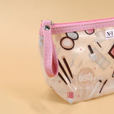 NFI essentials PU Floral Print Makeup Pouch for Women, Stylish Pouches for Makeup Accessories & Travel Organiser, Cosmetic Pouch - AYAHA ENTERPRISES PRIVATE LIMITED