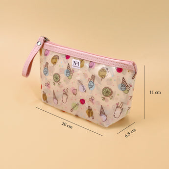 NFI essentials PU Floral Print Makeup Pouch for Women, Stylish Pouches for Makeup Accessories & Travel Organiser, Cosmetic Pouch - AYAHA ENTERPRISES PRIVATE LIMITED