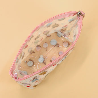 NFI essentials PU Floral Print Makeup Pouch for Women, Stylish Pouches for Makeup Accessories & Travel Organiser, Cosmetic Pouch - AYAHA ENTERPRISES PRIVATE LIMITED