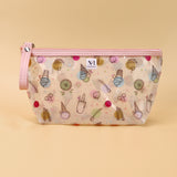 NFI essentials PU Floral Print Makeup Pouch for Women, Stylish Pouches for Makeup Accessories & Travel Organiser, Cosmetic Pouch - AYAHA ENTERPRISES PRIVATE LIMITED