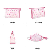 NFI essentials PU Floral Print Makeup Pouch for Women, Stylish Pouches for Makeup Accessories & Travel Organiser, Cosmetic Pouch - AYAHA ENTERPRISES PRIVATE LIMITED