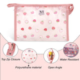 NFI essentials PU Floral Print Makeup Pouch for Women, Stylish Pouches for Makeup Accessories & Travel Organiser, Cosmetic Pouch - AYAHA ENTERPRISES PRIVATE LIMITED