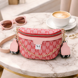 NFI essentials Waist Bag Travel Handy Hiking Zip Chest Bag, Crossbody Shoulder Bag for Women Money Phone Belt Sport Bag - AYAHA ENTERPRISES PRIVATE LIMITED