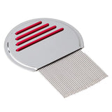 NFI essentials Professional Stainless Steel Lice Comb Treatment Comb for Head Lice Removal Tool for All Hair Types, Metal Plastic Long Teeth, Nit Lice Egg Removal - AYAHA ENTERPRISES PRIVATE LIMITED