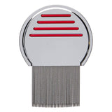 NFI essentials Professional Stainless Steel Lice Comb Treatment Comb for Head Lice Removal Tool for All Hair Types, Metal Plastic Long Teeth, Nit Lice Egg Removal - AYAHA ENTERPRISES PRIVATE LIMITED