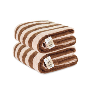 NFI essentials Pack of 2 Microfiber Super Absorbent Bath Towel  Soft Bath Towel for Multipurpose Use for Sports, Travel, Fitness