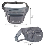 NFI essentials Waist Travel Handy Hiking Zip Camera Pouch Money Phone Belt Sport Bag Bum Multipurpose Belt Bag for Men and Women - AYAHA ENTERPRISES PRIVATE LIMITED