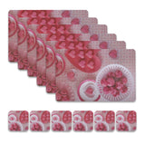 NFI essentials PVC Dining Table Placemat and Tea Coaster Set of 6, Washable Dining Table mat - AYAHA ENTERPRISES PRIVATE LIMITED