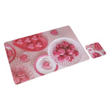 NFI essentials PVC Dining Table Placemat and Tea Coaster Set of 6, Washable Dining Table mat - AYAHA ENTERPRISES PRIVATE LIMITED