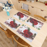 NFI essentials PVC Dining Table Placemat and Tea Coaster Set of 6, Washable Dining Table mat - AYAHA ENTERPRISES PRIVATE LIMITED