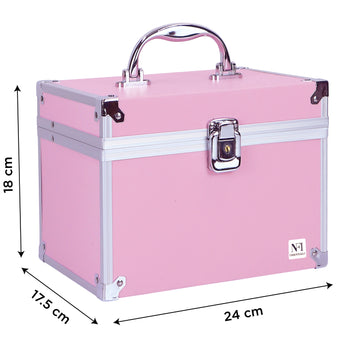 NFI essentials Makeup Bag Cosmetic Box Bridal Box Make up Box Trousseau Box Vanity Beauty Case Organizer for Wedding Makeup Box - AYAHA ENTERPRISES PRIVATE LIMITED