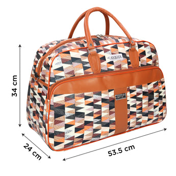 Ayaha Large Travel Duffle Bag, Air Bag for Men and Women Cabin Luggage Bag Weekender Stylish Travel Bag with Detachable Shoulder Strap 47 litres - AYAHA ENTERPRISES PRIVATE LIMITED