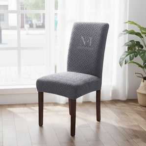 NFI Essentials Stretchable Dining Chair Cover Slipcovers Thick Polyster & Spandex Fabric Removable Washable Fit for Dining Room, Kitchen, Hotel, Anti-Slip Seat Protector