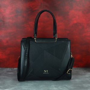 NFI essentials Satchel Bags Ladies Purse Handbag Premium Women Shoulder Travel Bag for Work Gifts for Wife/Mother/Sister Stylish Office College Party Bag