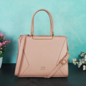 NFI essentials Satchel Bags Ladies Purse Handbag Premium Women Shoulder Travel Bag for Work Gifts for Wife/Mother/Sister Stylish Office College Party Bag