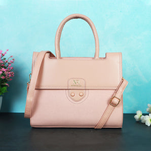 NFI essentials Satchel Bags Ladies Purse Handbag Premium Women Shoulder Travel Bag for Work Gifts for Wife/Mother/Sister Stylish Office College Party Bag