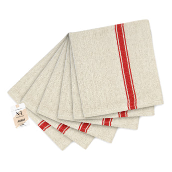 NFI essentials Cotton Floor Cleaning Duster Cloth, Mop Pocha for Home Dish Towel Pottu (Pack of 12, Off White) - AYAHA ENTERPRISES PRIVATE LIMITED